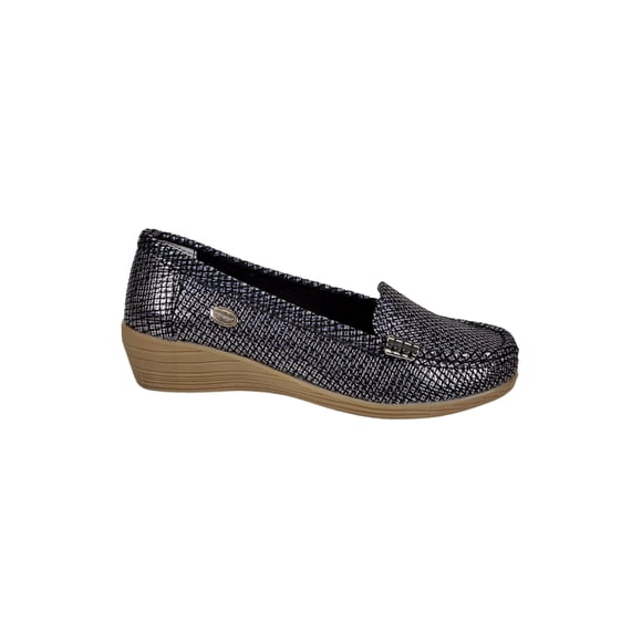 Mocasín Cuero Helen Negro Snake