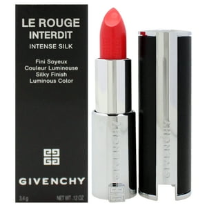 Lápiz Labial Le Rouge Interdit Intense Silk - 304 Mandarine Bolero De Givenchy Para Mujer - Lápiz Labial De 0.12 Oz (Recargable)