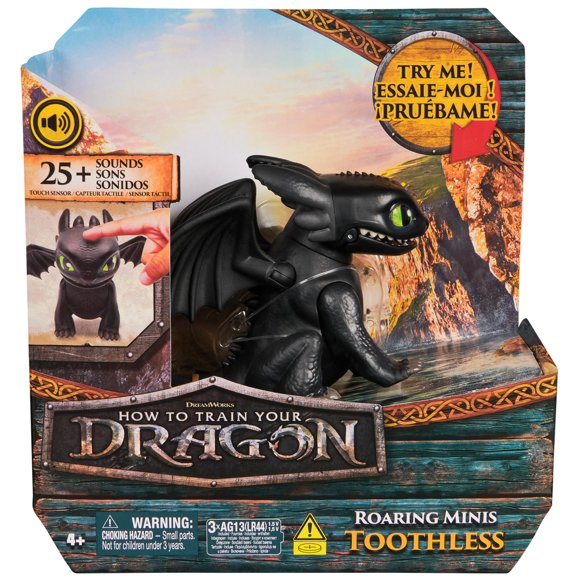 Figura de Juguete Dragones DreamWorks Mini Dragón Interactivo de 9 cm