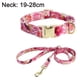 thumbnail image 2 of Collar para perro niña, lindo collar floral para perro con lazo desmontable y correa a juego., 2 of 5