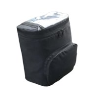 Magideal - Bolsa De Almacenamiento Frontal Para Patinete, Bolsa Para Manillar De Bicicleta Con Bolsillo Transparente Táctil Para Teléfono, Organizador De Ciclomo