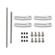 thumbnail image 3 of Parachoques RC De Metal CNC, Barra Parachoques Delantera Y Trasera Para Camiones Trepadores De Control Remoto 1/10, Accesorios DIY Argent, 3 of 5