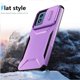 thumbnail image 3 of Funda Resistente para Motorola Moto G Play 4G 2024 con Tapa Deslizante y Protección Militar Morado, 3 of 6