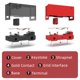 thumbnail image 2 of RunJRX GM4.0 Rojo y GM8.0 Negro Interruptores para Mouse Gamer, 2 of 7