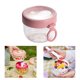 thumbnail image 5 of Taza De Cereales Con Tarro De Avena Durante La Noche, Taza De Leche Con Agua Y Azúcar De 600ml Para Oficina, Hogar, Gimnasio, Rosa, 5 of 6