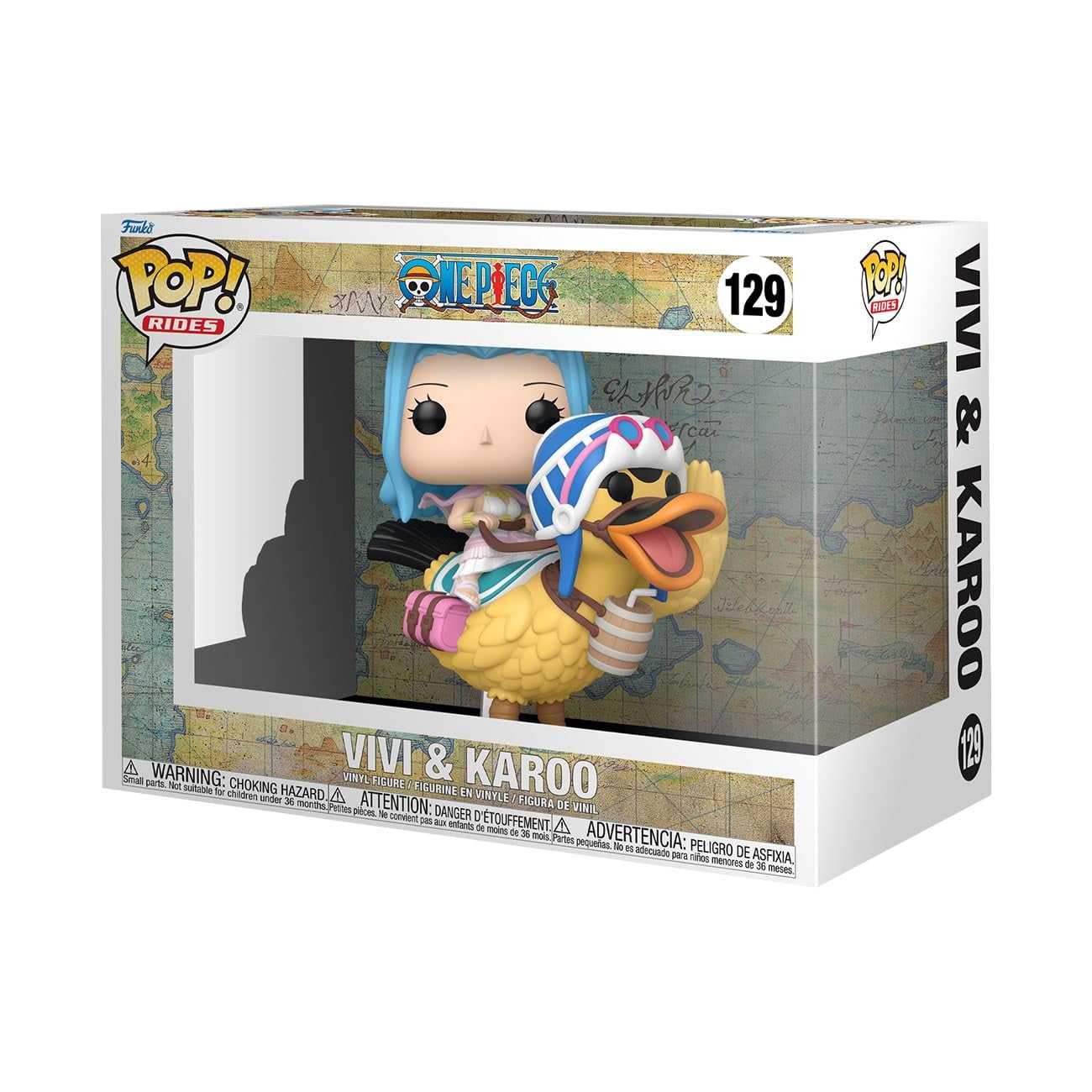 Figura De Vinilo Coleccionable Funko Pop Ride One Piece Vivi & Karoo