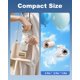 thumbnail image 3 of Ventilador portátil con clip recargable WISFISSH 0,13 kg blanco, 3 of 7
