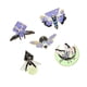 thumbnail image 5 of 5 Uds Animales Insecto Pin Broche Solapa Pin Decorativo Aleación Esmalte Pin Broche, 5 of 5