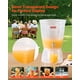 thumbnail image 4 of Dispensador de bebidas VEVOR de plástico de 10 L con compartimento para hielo, 4 of 9