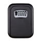 thumbnail image 1 of Caja Fuerte Para Llaves Montada En La Pared Para Exteriores Con Cerradura Y Resistente Al Agua Para El Hogar, Color Negro, 1 of 5