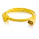 thumbnail image 1 of Cable de alimentación C2G de 1,52 m, 14 AWG, color amarillo, 1 of 1
