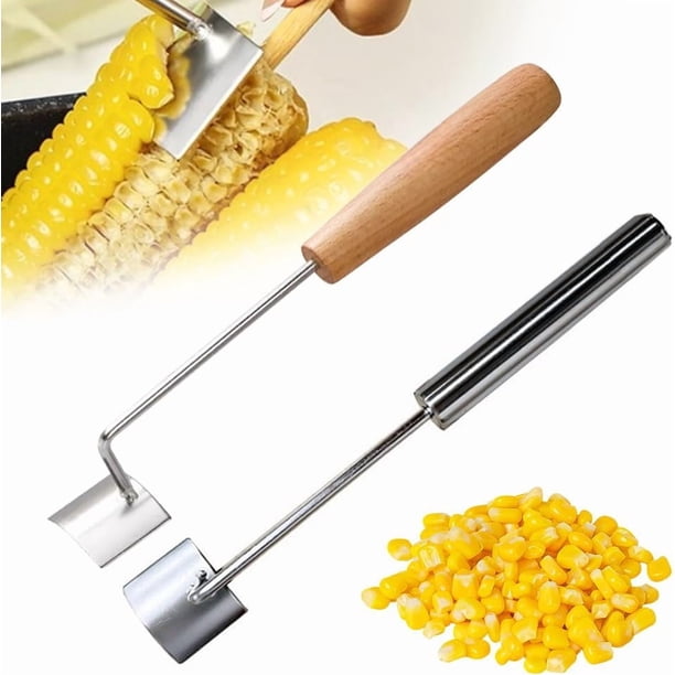 Herramienta tiras mazorca maíz acero pelador multifunción gadget cocina