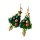 thumbnail image 3 of Pendientes De Feliz Navidad Con Forma De Gota Para Mujer, Aretes Colgantes Estéticos Para Boda, 3 of 5