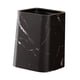 thumbnail image 3 of Papelera De Mármol, Cesta De Papel Reutilizable, Papelera Para Cocina, Baño, Oficina, Negro, L, 3 of 5