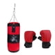 thumbnail image 5 of Bolsa de boxeo vacía, saco de arena con guantes de boxeo para artes marciales 50 60 cm, 5 of 5
