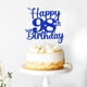 thumbnail image 5 of Decoración para tartas Kaoenla Happy 98th Birthday 98 años, color azul, 5 of 8