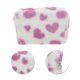 thumbnail image 4 of Bolsas de Maquillaje con Cordón en Forma de Corazón de Unique Bargains para Viajes de Vacaciones y Negocios, Rosa Púrpura de Felpa, 4 of 5