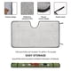 thumbnail image 2 of Código: KND Parasol para Parabrisas Delantero Protector Plegable, Visera Solar para Auto Bloquea Rayos UV Mantiene tu Vehículo Fresco 130cm*70cm, 2 of 6