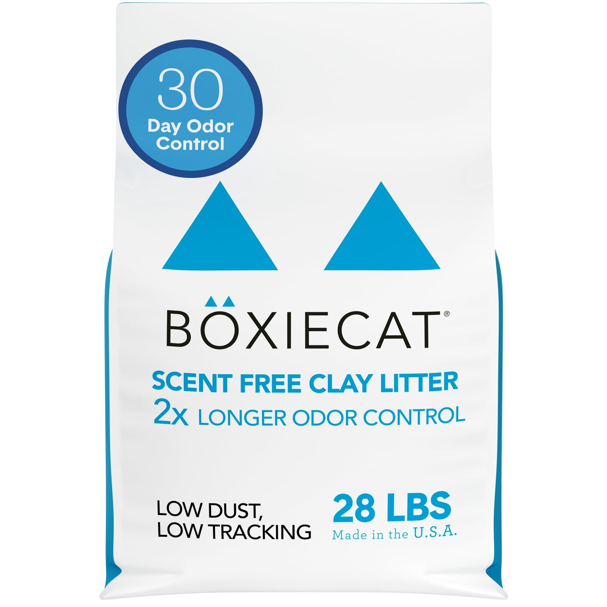 Boxiecat - Arena Para Gatos Boxie® Sin Perfume Para 30 Días, Control Natural De Olores, 12,7 Kg