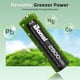 thumbnail image 3 of Baterías AA recargables BONAI 2800 mAh, paquete de 16 + cargador, 3 of 7