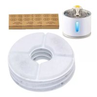 Genérico - Pack 16 Filtros Redondos Para Fuente De Agua