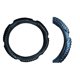 thumbnail image 1 of Cubre Volante Negro Costura Gris Talla M, 1 of 2