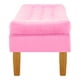 thumbnail image 3 of Banqueta Wood 2c Felpa 04 Rosado, 3 of 4