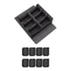 thumbnail image 1 of Caja Para Mazo De Cartas, Contenedor Práctico Y Resistente, Cierre Magnético, Almacenamiento De Cartas De Juego, Negro Y Gris, 1 of 3
