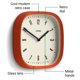 thumbnail image 4 of Reloj de Pared JONES CLOCKS Marvel Retro 25 cm Naranja, 4 of 8