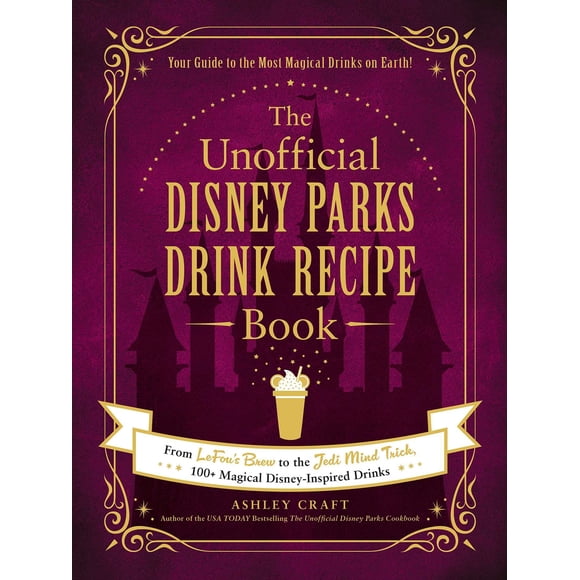 Libro de Recetas de Bebidas de los Parques Disney de Adams Media