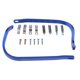 thumbnail image 5 of 2pcs Brush Bar Aluminium Hand Guards Shield para motocicleta manillar azul, 5 of 5