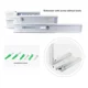thumbnail image 2 of Soporte Microondas Repisa Extendible 30 a 47 cm Blanco 1par, 2 of 3