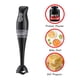 thumbnail image 4 of Batidora de mano Brentwood HB-32BK de 2 velocidades y 200 W con cuchillas de acero inoxidable, 4 of 7