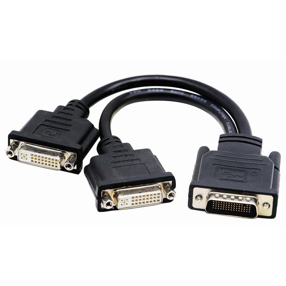 Conector de cable divisor DMS-59 a DVI ZdycgTime de 25 cm