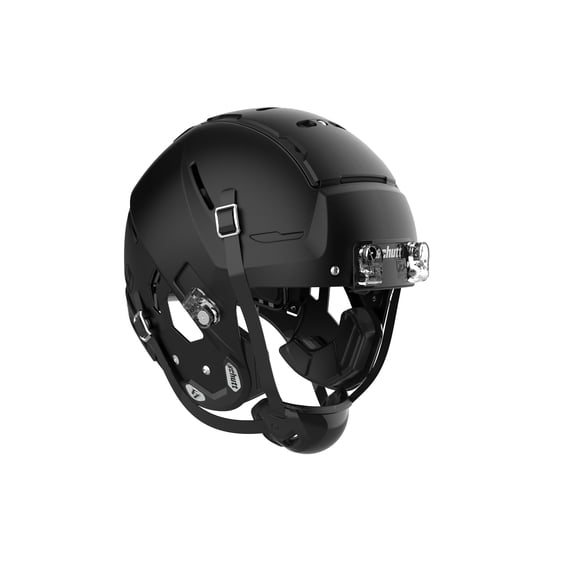 Casco Schutt F7 2.0 Grande Negro Brillante sin Máscara