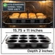 thumbnail image 2 of Mini molde para tartas de queso Wrenbury Pro, antiadherente, acero al carbono, 12 tazas, 2 of 8