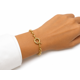 thumbnail image 2 of Pulsera Rolo Chic con Baño de Oro 18K., 2 of 4