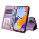 thumbnail image 4 of Funda tipo cartera FOXDOCK para Xiaomi Redmi Note 11 Pro Plus 5G , diseño girasol en relieve, cuero PU, cierre magnético, soporte y tarjetero, 4 of 5