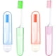 thumbnail image 1 of Juego de 4 cepillos de dientes portátiles, cepillos de dientes plegables de viaje, mini cepillos de dientes portátiles pequeños, cepillos de dientes firmes, cepillos de dientes plegables, cepillos de, 1 of 7