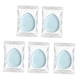 thumbnail image 1 of 5x Dedo Polvo Puff Mini Maquillaje Puff Para Reparación Crema Corrector Sombra De Ojos Azul, 1 of 4