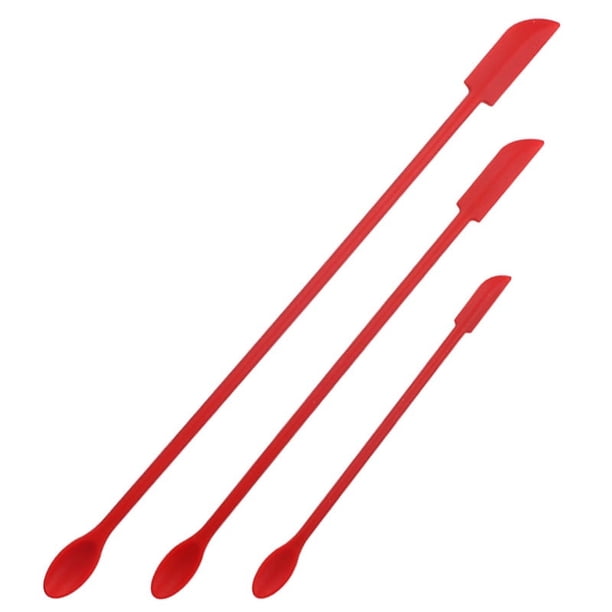 Espátula de belleza, espátula de maquillaje, mini espátula para cosméticos y tarros de cocina, espátula de silicona pequeña Last Drop