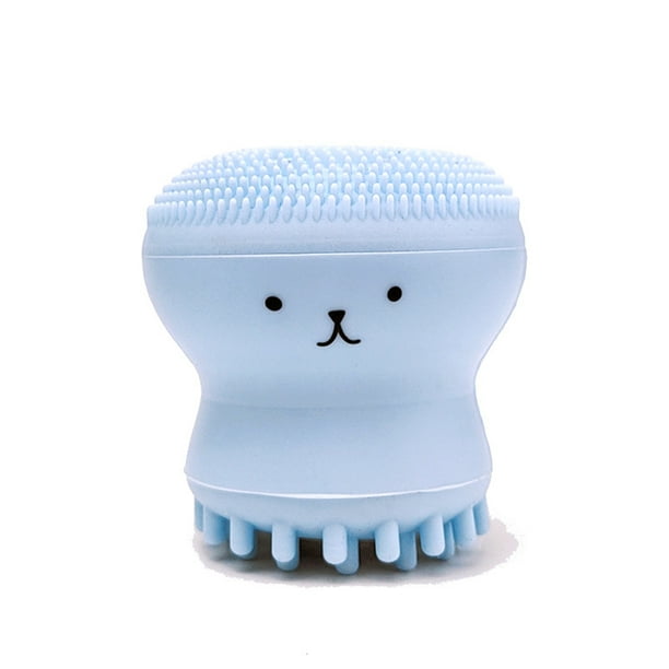 Octopus Shape Silicone Facial Scrubber Brush - Deep Clean & Massage for Daily Skin Care!