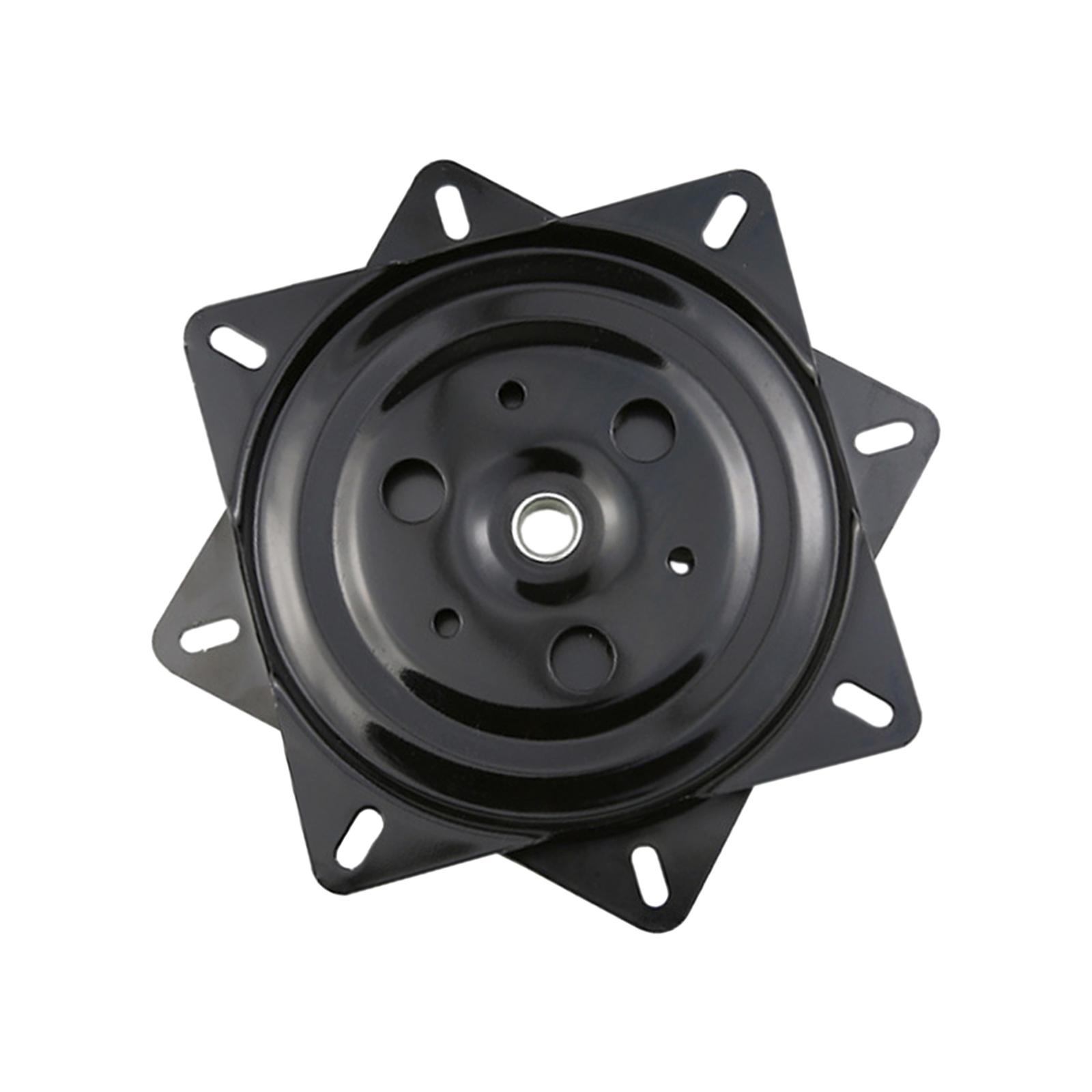 Magideal - Asiento De Barco Plano De 360 Grados, Placa De Acero Giratoria, Taburete De Bar, Placa De Montaje Giratoria, Soporte De Montaje De Asiento De Barco , 6 Pulgadas