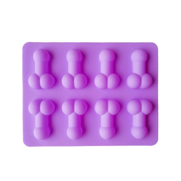 1pc/3pcs Silicone Molds, Mini Chocolate Baking Molds, Novelty Ice Cube Molds, Ice Soap Silicone Molds For Chocolate, Candy, Jelly, Cookies, Ice Cubes, Suitable For Farewell Party Bachelor Party Gnome
