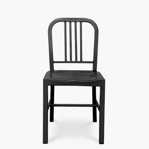 Form Design - Silla Diseno Metal Navy Negro