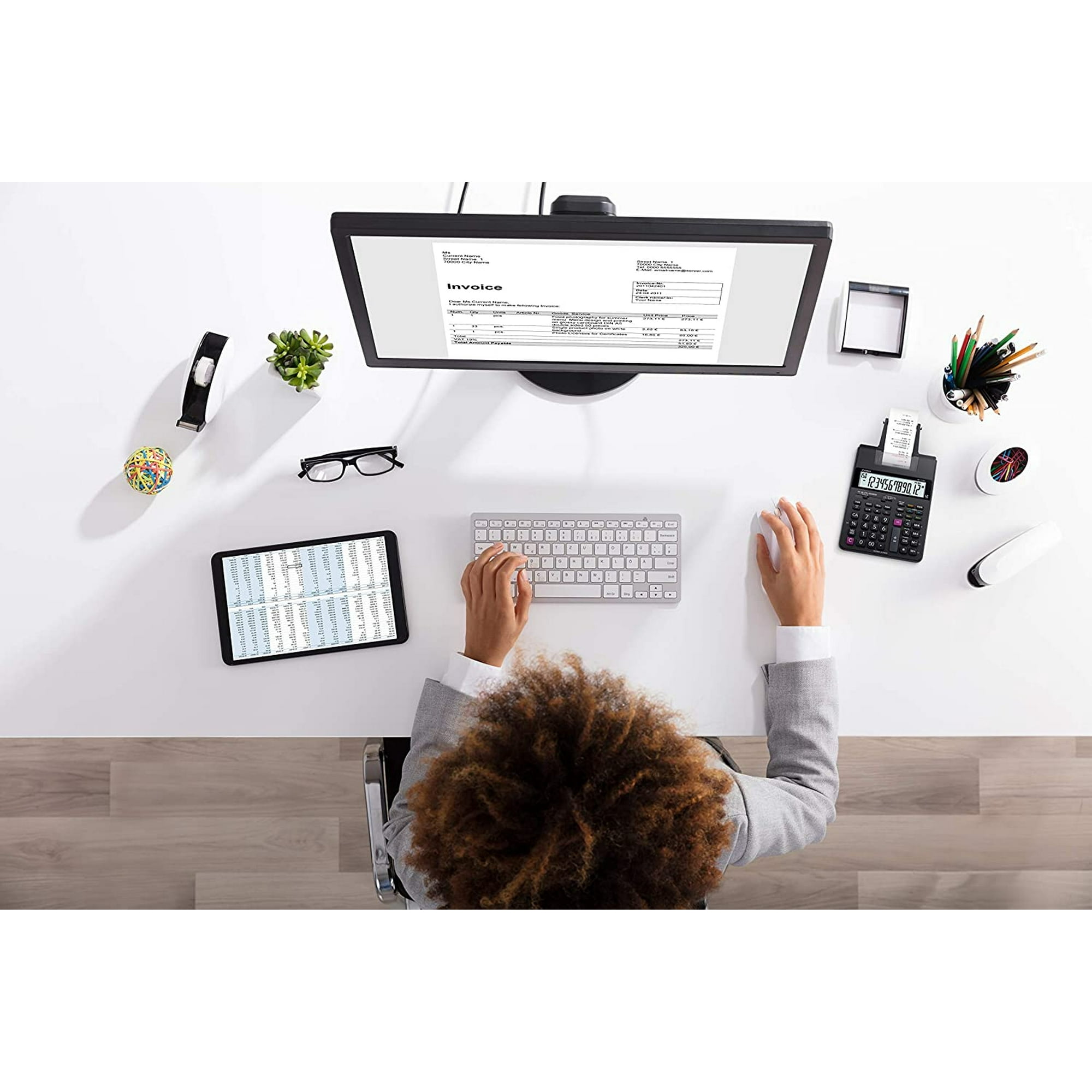 Casio Hr-170rc Plus, Min-desktop Calculadora De Impresión (nueva Versión Del Hr-100tm) Casio Casio