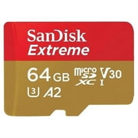 Sandisk - Tarjeta De Memoria Micro-Sd 64Gb Extreme Uhs-I U3 A2 (Mobile) /Adaptador Sd