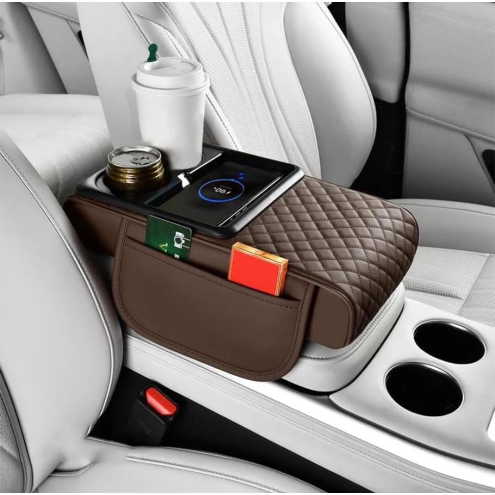 N-ofertas - Portavasos De Consola Apoya Brazos Organizador Para Automóvil Universal Café