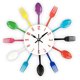 thumbnail image 1 of Reloj de pared Timelike para cocina con forma de cuchara y tenedor de acero inoxidable, 1 of 9