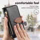 thumbnail image 5 of FOXDOCK Funda Tipo Cartera para Samsung Galaxy S26 Edge, con Ranuras para Tarjetas, Soporte y Cremallera-negro, 5 of 6